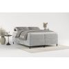 Světle šedá čalouněná postel boxspring ARAYA 180 x 200 cm -fv-interier-25