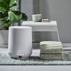 Bílý plastový pedálový odpadkový koš Nova 3 l -fv-interier-25