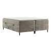 Béžová čalouněná postel boxspring ARAYA 180 x 200 cm