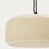 Šedé skleněné závěsné LED světlo Kave Home Reig 38 cm -fv-interier-25