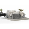 Šedá čalouněná postel boxspring FREJA 200 x 200 cm -fv-interier-25