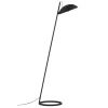 Černá kovová stojací LED lampa Nova Luce Flute 153 cm