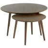 Set dubových konferenčních stolků Adda 58/88 cm