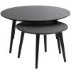 Set dubových konferenčních stolků Adda 58/88 cm