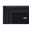 Černý kovový TV stolek Unique Furniture Veep 160 x 45 cm -fv-interier-25