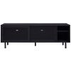 Kovový TV stolek Veep 160 x 45 cm
