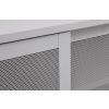 Šedý kovový TV stolek Unique Furniture Veep 160 x 45 cm