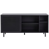 Černá kovová komoda Unique Furniture Veep 160 x 45 cm