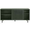 Olivově zelená kovová komoda Unique Furniture Veep 160 x 45 cm