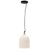 Bílé závěsné světlo Kave Home Shenli 15 cm