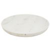 Bílý mramorový servírovací talíř Kave Home Ecin 30 cm