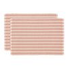 Set dvou růžových prostírání Stripe 48 x 33 cm