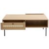 Přírodní konferenční stolek Unique Furniture Pensacola 110 x 60 cm