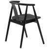 Černá dubová jídelní židle Unique Furniture Relate