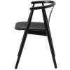 Černá dubová jídelní židle Unique Furniture Relate