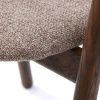 Tmavá dubová jídelní židle Unique Furniture Relate s hnědým sedákem  -fv-interier-25