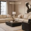 Šedostříbrné kovové závěsné LED světlo Nova Luce Tarquin 80 cm -fv-interier-25