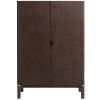 Tmavá dubová komoda Unique Furniture Arun 90 x 45,5 cm