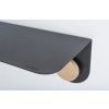Černá kovová nástěnná police Hook 13 x 60 cm -fv-interier-25