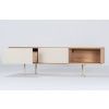 Bílý dubový TV stolek Fina 160 x 45 cm -fv-interier-25