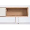Bílý dubový TV stolek Fina 200 x 45 cm -fv-interier-25