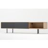 Černý dubový TV stolek Fina 200 x 45 cm -fv-interier-25