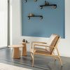 Tmavý dubový odkládací stolek Mushroom 40 cm -fv-interier-25