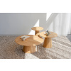 Tmavý dubový odkládací stolek Mushroom 40 cm -fv-interier-25