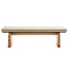 Dřevěná lavice Kave Home Topaz 150 cm