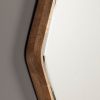 Hnědé dřevěné závěsné zrcadlo DUTCHBONE BRYN 50 x 41,5 cm -fv-interier-25
