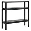 Černý mangový toaletní stolek Mono 100 x 30 cm