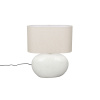Béžová keramická stolní lampa DUTCHBONE HAILEY