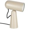 Béžová kovová stolní lampa WLL VESPER