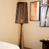 Hnědá dřevěná stojací lampa Guard 162 cm -fv-interier-25