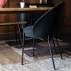 Černá bouclé jídelní židle DUTCHBONE RODIN -fv-interier-25