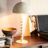 Béžová kovová stolní lampa Luox -fv-interier-25