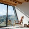 Šedomodré čalouněné lounge křeslo Dedo -fv-interier-25