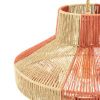 Červeno-béžové jutové závěsné světlo Cirque 39 cm -fv-interier-25