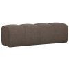 Hnědá bouclé lavice Zuno 160 cm