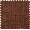 Cihlově hnědá bouclé podnožka Zuno 80 x 60 cm