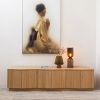 Dubový TV stolek Mora 200 x 45 cm -fv-interier-25