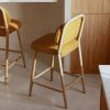 Hořčicově žlutá čalouněná barová židle Kave Home Helda 65 cm -fv-interier-25