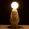Béžová kameninová stolní lampa J-line Figure -fv-interier-25