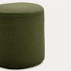 Zelený bouclé taburet Kave Home Kaeli 43 cm -fv-interier-25