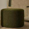 Zelený bouclé taburet Kave Home Kaeli 60 cm -fv-interier-25