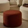 Terakotově červený bouclé taburet Kave Home Kaeli 60 cm -fv-interier-25