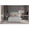 Světle béžová sametová postel boxspring HAVANA 160 x 200 cm -fv-interier-25