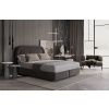 Hnědá sametová postel boxspring HAVANA 140 x 200 cm -fv-interier-25