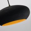 Černé kovové závěsné světlo Kave Home Inda 30 cm -fv-interier-25