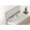 Světle béžová čalouněná postel boxspring AGGAZ 200 x 200 cm -fv-interier-25